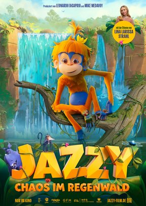 Jazzy - Chaos im Regenwald Plakat